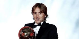 Luka Modric, vainqueur du Ballon d'Or 2018