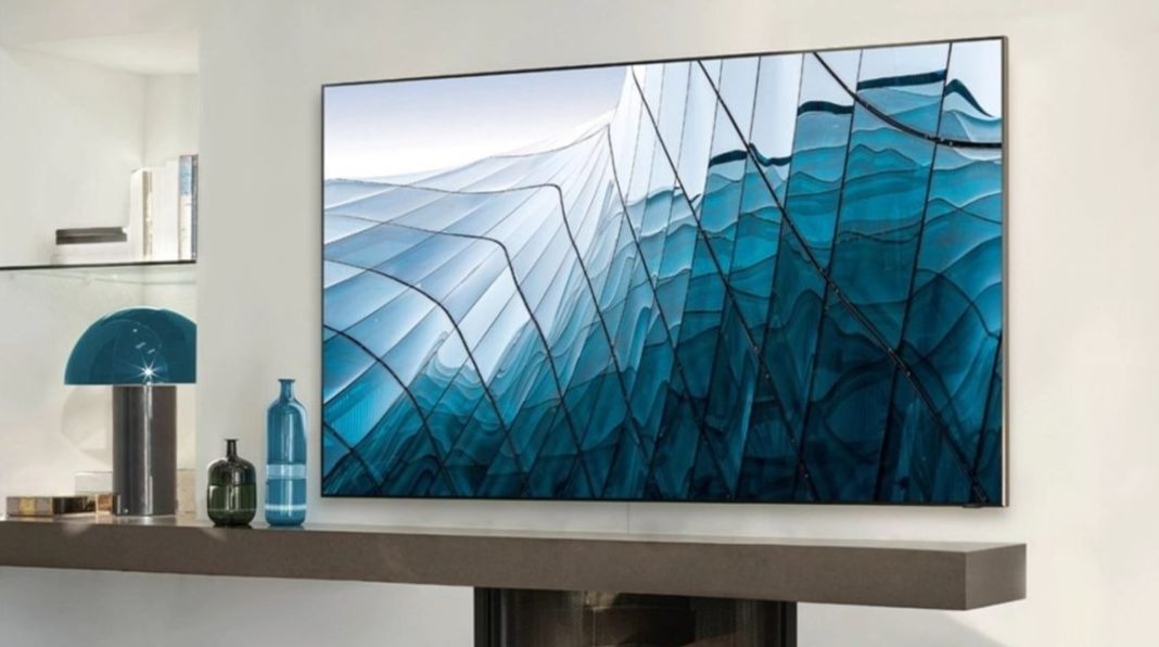 Le nouveau téléviseur QLED de Samsung.