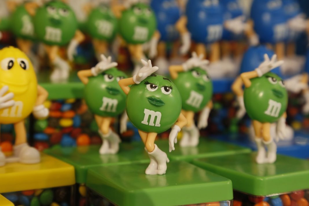 Les mascottes M&M